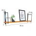 Prateleira de Parede de Ferro e Madeira Bracket Industrial 90cm Carvalho e Preto