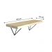 Prateleira de Parede de Ferro e Madeira Industrial Pirâmide 60cm Natural e Branco