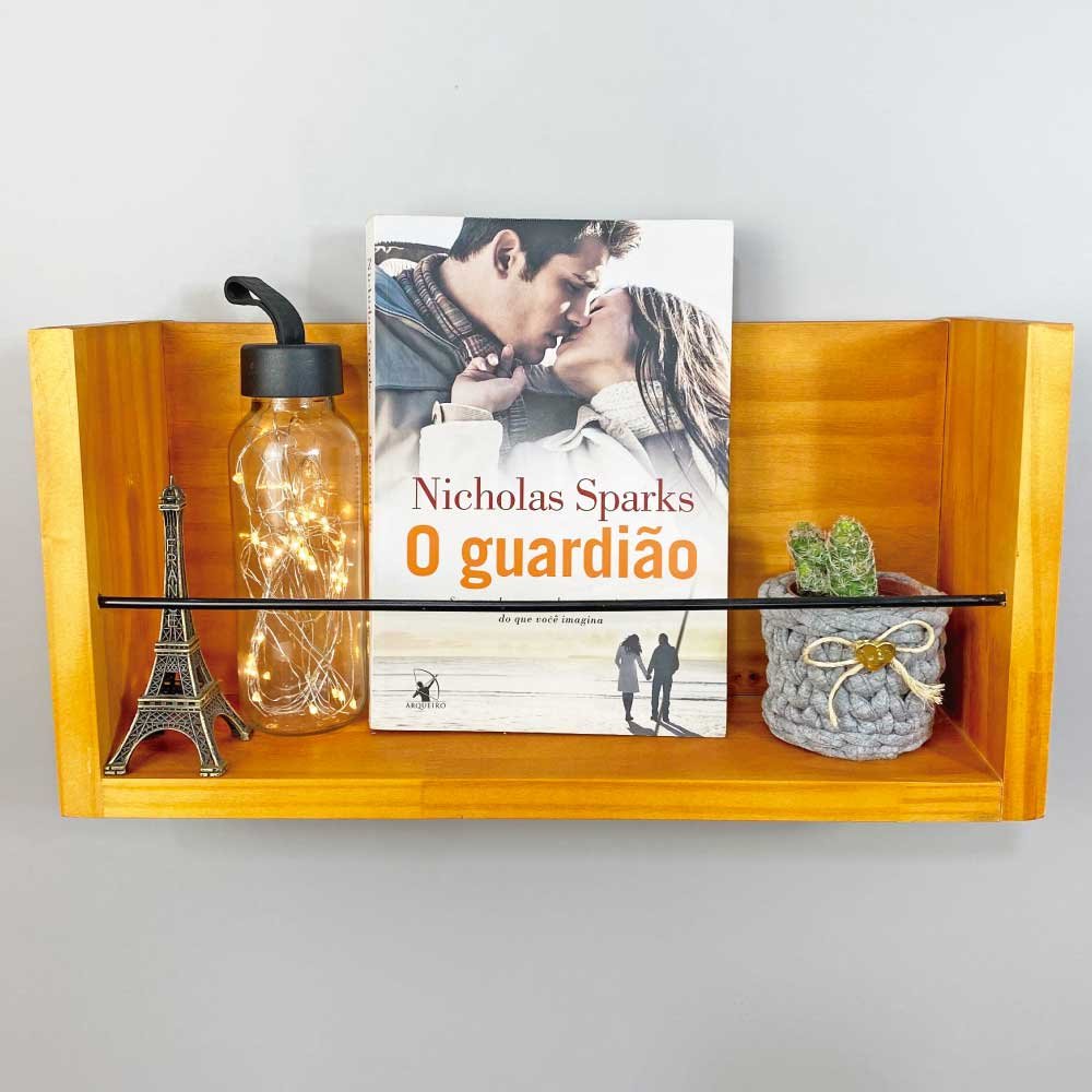 Prateleira de Parede de Madeira Versatile Pequeno Carvalho