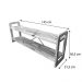 Rack de TV de Madeira Pinus Linea Carvalho