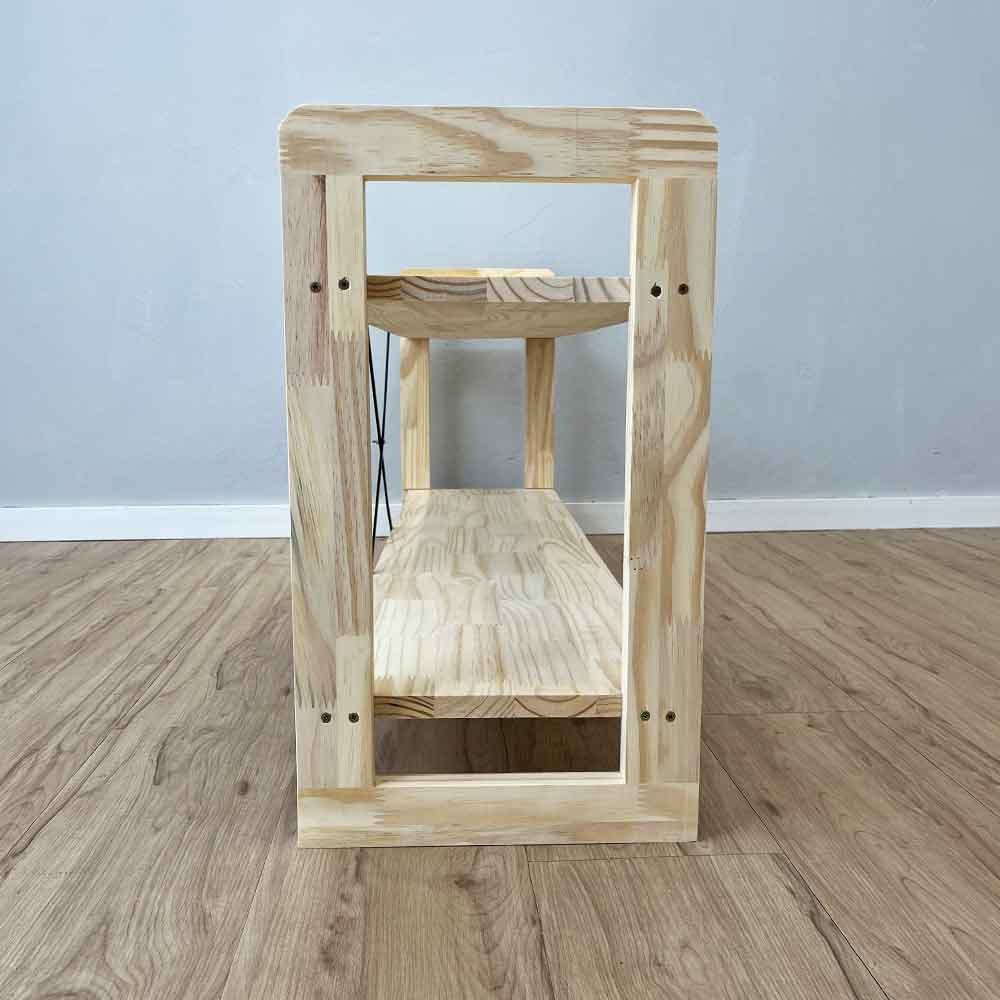 Rack de TV de Madeira Pinus Linea Natural
