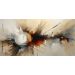 Quadro Decorativo Abstrato Vibrante, Tela em Canvas na Vertical ideal para ambiente de Sala, Quarto e Hall de entrada (100x70 cm)