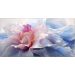 Quadro Decorativo Floral Abstrato, Tela em Canvas na Horizontal ideal para ambiente de Sala, Quarto e Hall de entrada (100x70 cm)