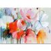 Quadro Decorativo Floral Contemporâneo, Tela em Canvas na Horizontal ideal para ambiente de Sala, Quarto e Hall (100X70 CM)