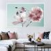 Quadro Decorativo Floral Fotografico com Moldura Caixa Branca, na posição Horizontal, ideal para ambiente de Sala, Quarto e Hall (100x70 cm)