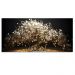 Quadro Decorativo Floral Pintura Arvore Maravilha, Tela em Canvas na Horizontal ideal para ambiente de Sala de estar, jantar, reuniões, Quarto e Hall de entrada