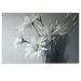 Quadro Decorativo Floral Pintura, Tela em Canvas na Horizontal ideal para ambiente de Sala de estar, jantar, reuniões, Quarto e Hall de entrada