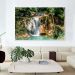 Quadro Decorativo Natureza Fotografico com Moldura Caixa, na posição Horizontal, ideal para ambiente de Sala, Quarto, Escritorio e Hall (Moldura Branca)