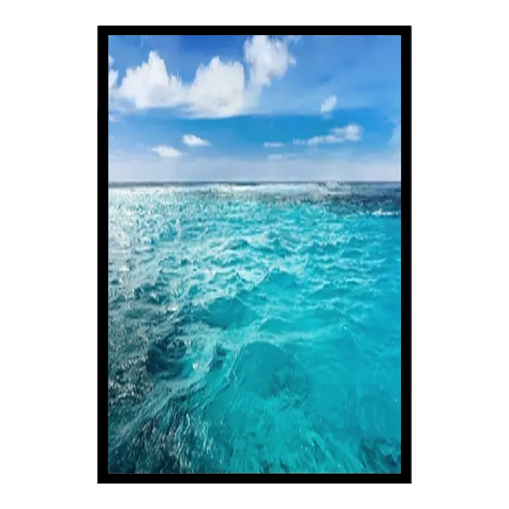 Quadro Decorativo Natureza Fotografico com Moldura Caixa, na posição Horizontal, ideal para ambiente de Sala, Quarto, Escritorio e Hall