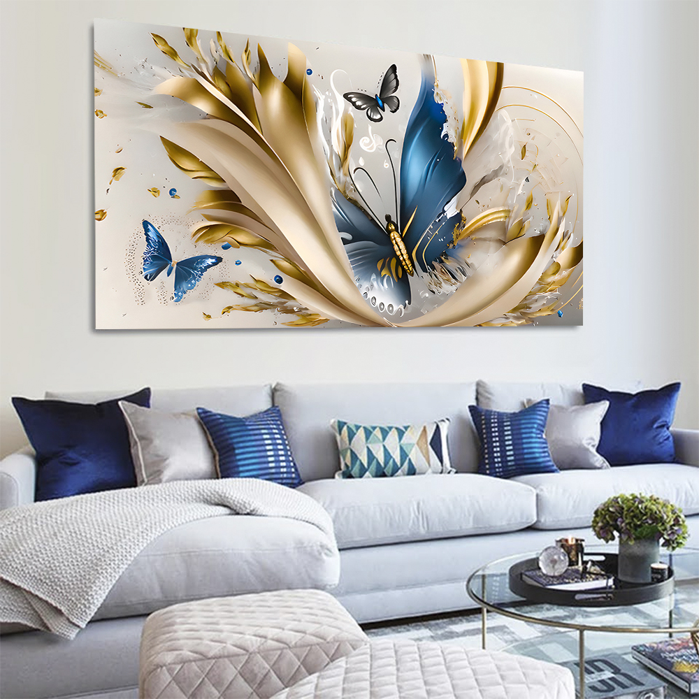 Quadro Decorativo Paisagem Canyon, Tela em Canvas na Vertical ideal para ambiente de Sala de estar, jantar, reuniões, Quarto e Hall de entrada