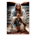 Quadro Decorativo Religioso Cristo, Tela em Canvas na Vertical ideal para ambiente de Sala de estar, jantar, reuniões, Quarto e Hall de entrada  (100x70cm)
