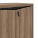Armário com 2 Portas Montenegro Nogal Preto