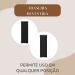 Armário para Escritório com 4 Gavetas e Chave Arquivo Nogal/Preto