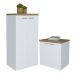Conjunto Balcão e Armário Gelsenkirchen Olmo Branco