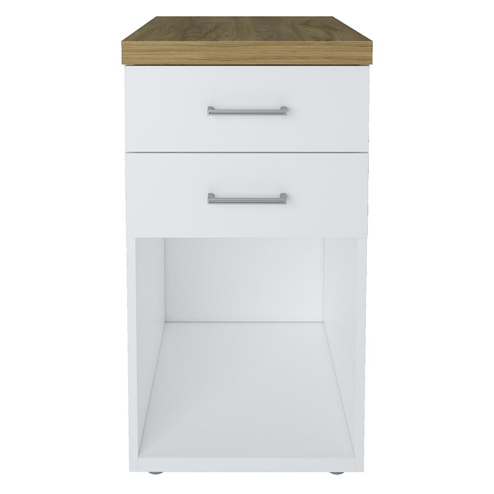 Conjunto Escritório Completo Kiel Olmo Branco