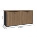 Conjunto Home Office Completo Áustria Nogal Preto