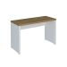 Conjunto de Escrivaninha com Armário de Escritório Toq 2 PT Branco e Olmo 75 cm