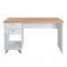 Conjunto de Escrivaninha e Gaveteiro 4 GV Sky Day Olmo e Branco