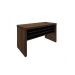 Conjunto de Mesa com 2 Armários de Escritório Executiva 4 PT 3 GV Marrom e Preto