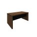 Conjunto de Mesa com Gaveteiro de Escritório Executiva 3 GV Marrom e Preto