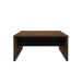 Conjunto de Mesa com Gaveteiro de Escritório Executiva 3 GV Marrom e Preto