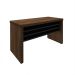 Conjunto de Mesa de Escritório e Gaveteiro Executiva 3 GV Marrom e Preto
