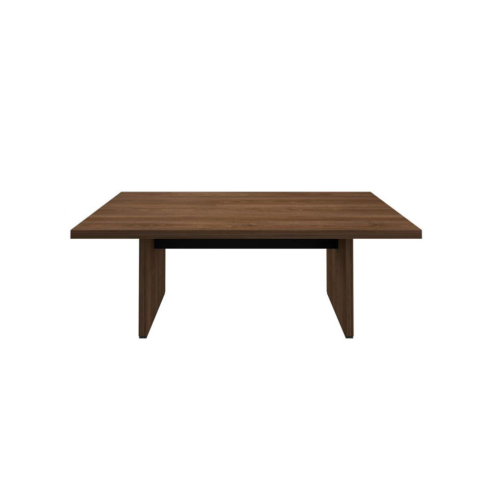 Conjunto de Mesa e Armário de Escritório Executiva 2 PT Marrom e Preto