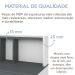 Escrivaninha France 2 GV Grafito e Branca