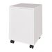Gaveteiro 3 Gavetas Pés Rodízios Mobile Face Branco - Artany