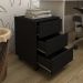 Gaveteiro Volante 3 Gavetas New Preto - Artany