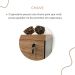 Gaveteiro para Escritório 3 Gavetas com Chave e Rodízios Nogal/Preto