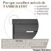 Gaveteiro para Escritório Tampo Tamburato c/ Chave 3 Gavetas Carvalho/Branco