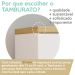 Gaveteiro para Escritório com 2 Gavetas e Nicho Loke Olmo/Branco