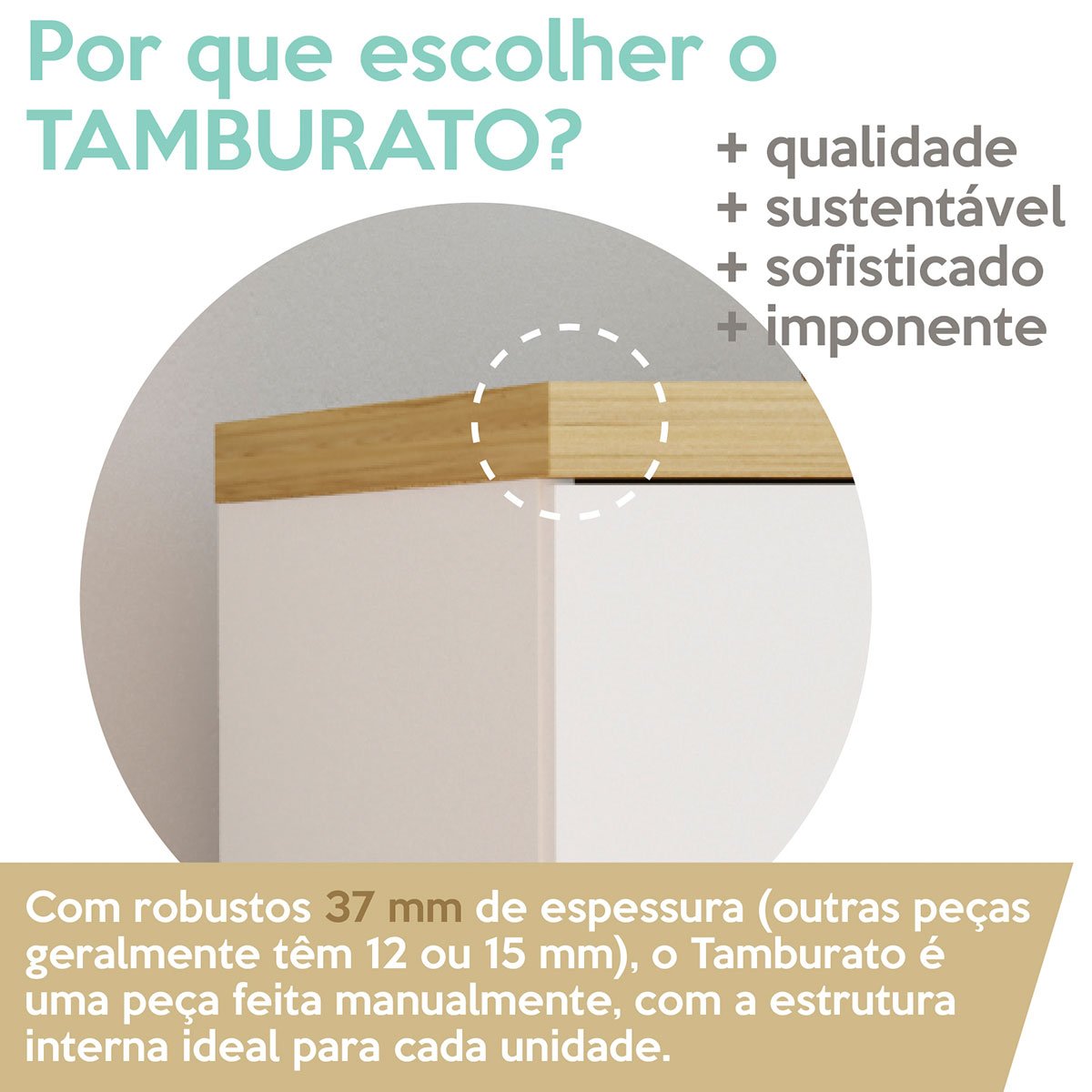Gaveteiro para Escritório com 2 Gavetas e Nicho Loke Olmo/Branco