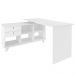 Mesa Para Computador Escrivaninha Em L Gold 2 Gavetas e Nichos Branco - Artany