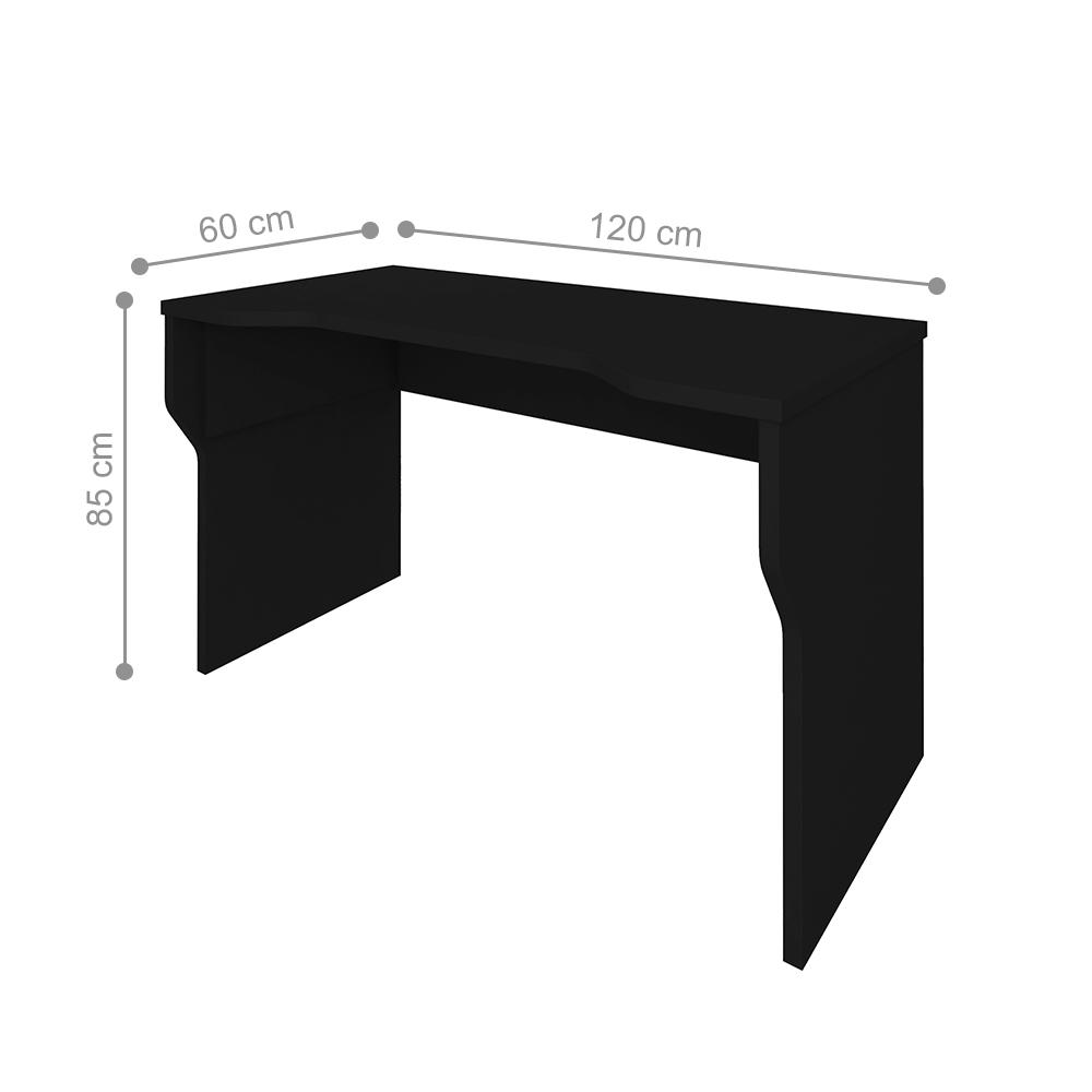 Mesa de Computador Regulaével Ohio Preto