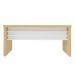 Mesa de Escritório Edimburgo Carvalho Branco