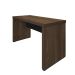 Mesa de Escritório Executiva Marrom e Preta 136 cm