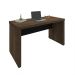 Mesa de Escritório Executiva Marrom e Preta 136 cm