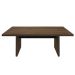 Mesa de Escritório Executiva Marrom e Preta 204 cm