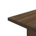 Mesa de Escritório Executiva Marrom e Preta 204 cm