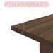 Mesa de Escritório Executiva Marrom e Preta 204 cm