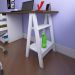 Mesa de Escritório com 5 Gavetas MIssissipi Nogal Branco