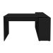 Mesa de Escritório em L Nero Preta