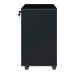 Mesa de Escritório em L Nero com Gaveteiro Bit 4 GV Ipê e Preta