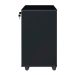 Mesa de Escritório em L Nero com Gaveteiro Bit 4 GV Preto
