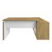 Mesa de Escritório em L Noruega Olmo Branco