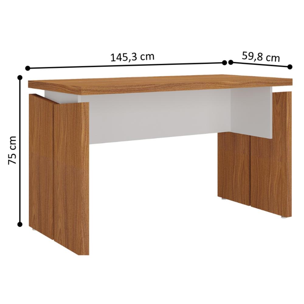 Mesa e Balcão 4 Portas Cuiabá Freijó Branco  