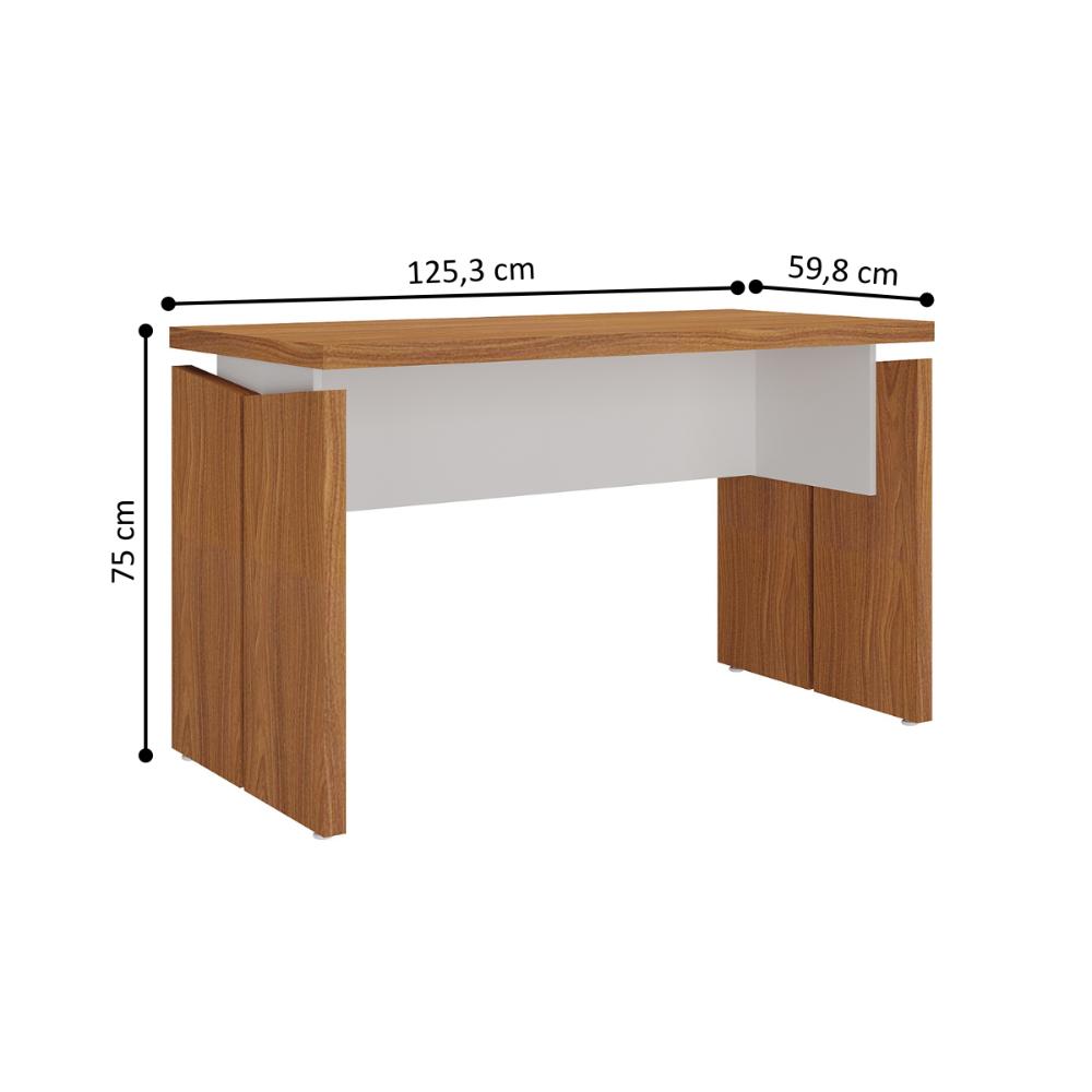 Mesa e Balcão 4 Portas Nobres Freijó Branco