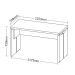 Mesa para Computador Bahamas Nogal Preto